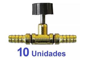 Registro 3/8" Conexão Emenda Mangueira 3/8" Gás - 10 peças (13k) Registro 3/8" Conexão Emenda Mangueira 3/8" Gás - 10 peças (13k)