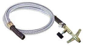 Registro alta pressao c/ flexivel 2 mts Registro alta pressao c/ flexivel 2 mts