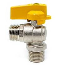 Registro Angular 90 Abre Fecha Gás 1/2 Npt MachoXNpt Macho Registro Angular 90 Abre Fecha Gás 1/2 Npt MachoXNpt Macho