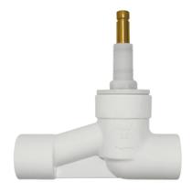 Registro Cerâmico Base PVC 1/2 Volta Japi Branco