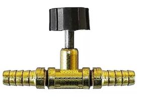 Registro Conexão Emenda P/ Mangueira Gás Alta Pressão 3/8 (13J) Registro Conexão Emenda P/ Mangueira Gás Alta Pressão 3/8 (13J)