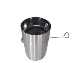 Registro Damper 7 Polegadas Aço Inox 430 Registro Damper 7 Polegadas Aço Inox 430