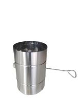 Registro Damper 8 Polegadas Aço Inox 430