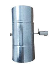 Registro Damper 8 Polegadas Para Lareira Forno - Galvanizado