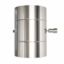 Registro Damper Aço Inox 430 Para Chaminé 8 Polegadas Registro Damper Aço Inox 430 Para Chaminé 8 Polegadas