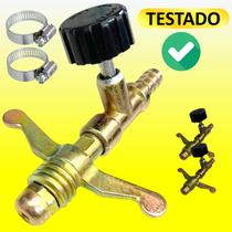 Registro de Alta Pressão Regulador de Gás P13kg com Braçadeira