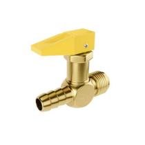 Registro De Bloqueio 3-8 Tc X 3-8 Tm Para Fogões E Cooktops - Liga De Cobre