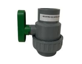 Registro De Esfera 50mm Cinza para Piscinas Henrimar