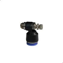 Registro de Fluxo Para Compressor Em L 1/8 x 8mm Macho 15 Un Registro de Fluxo Para Compressor Em L 1/8 x 8mm Macho 15 Un