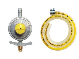 Registro De Gás De Cozinha Regulador Mangueira E Abraçadeira Registro De Gás De Cozinha Regulador Mangueira E Abraçadeira