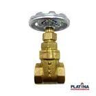Registro De Gaveta 1.2 Polegadas Bruto Rosca Bsp Platina Registro De Gaveta 1.2 Polegadas Bruto Rosca Bsp Platina