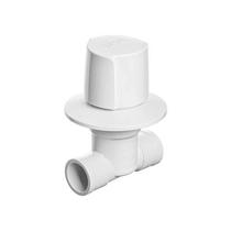 Registro de Pressão com Canopla 25mm Branco - Herc Registro de Pressão com Canopla 25mm Branco - Herc