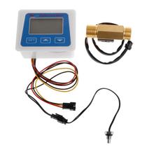 Registro de temperatura do medidor de fluxo de fluxo digital com sensor de fluxo G1/2