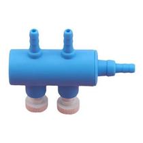 Registro divisor de ar aquário compressor de ar e co2 2 sai.