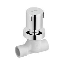 Registro DocolBase PVC Acabamento Riva Cromado 11,8 cm Registro DocolBase PVC Acabamento Riva Cromado 11,8 cm