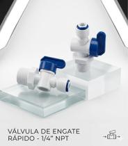 Registro Engate Rápido 1/4 Com Rosca 1/2 Zufer Registro Engate Rápido 1/4 Com Rosca 1/2 Zufer