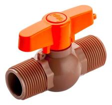 Registro Esfera 3/4" Pvc Rosca Externa - Herc Registro Esfera 3/4" Pvc Rosca Externa - Herc