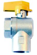 Registro Esfera Angular Para Gas 1"Ff, Emmeti Registro Esfera Angular Para Gas 1"Ff, Emmeti