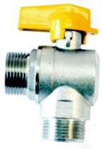 Registro Esfera Angular Para Gas 3/4"Mm, Emmeti Registro Esfera Angular Para Gas 3/4"Mm, Emmeti