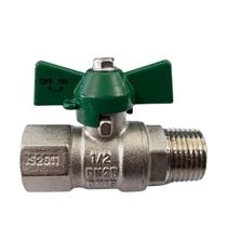 Registro Esfera Borboleta MXF Para Hidrômetro 1/2 - Italy