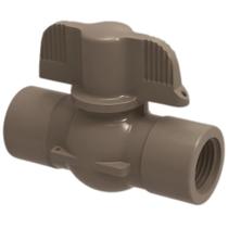 Registro Esfera Borboleta Rosca Interna Soldável PVC Marrom Água Fria De 3/4 Polegadas 25mm Tigre Registro Esfera Borboleta Rosca Interna Soldável PVC Marrom Água Fria De 3/4 Polegadas 25mm Tigre