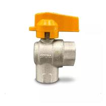 Registro Esfera Gás Fêmea/fêmea Angular 1/2 Polegada Sfera