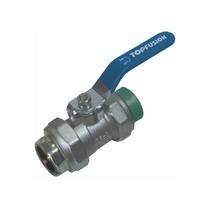 Registro Esfera Misto 25mm x 3/4" Ppr/Metal Para Rede de Água Quente e Fria - Topfusion Registro Esfera Misto 25mm x 3/4" Ppr/Metal Para Rede de Água Quente e Fria - Topfusion