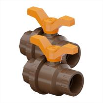 Registro Esfera Pvc 50 1.1/2 Saneamento Industria Tigre Kit C/ 2 Registro Esfera Pvc 50 1.1/2 Saneamento Industria Tigre Kit C/ 2