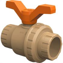 Registro Esfera Pvc Com Uniao Soldavel Tigre 32Mm Registro Esfera Pvc Com Uniao Soldavel Tigre 32Mm