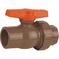 Registro Esfera Pvc Viqua Com Uniao 25Mm