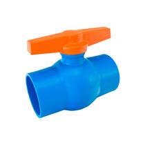 Registro Esfera Soldavel Irriga 50mm - Emb c/ 2 unidades - Víqua
