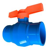 Registro Esfera Soldável Monobloco 75.4mm Irrigação (Azul) ou Esgoto (Branco)