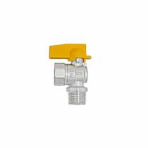 Registro Esférico 90 1/2 NPT M x F Gás - Emmeti Registro Esférico 90 1/2 NPT M x F Gás - Emmeti