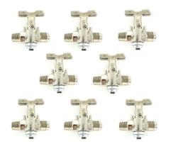 Registro Gás Apis Delta Semi Industrial 1/4 Npt X 3/8 Sae Registro Gás Apis Delta Semi Industrial 1/4 Npt X 3/8 Sae