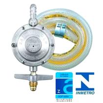Registro Gás Cozinha Botijão Regulador Kit Mangueira 4 metro Registro Gás Cozinha Botijão Regulador Kit Mangueira 4 metro