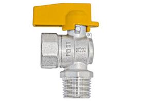 REGISTRO GAS ESFERA 90º COM ROSCA DE 1/2 INTERNA X EXTERNA