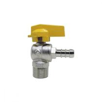 Registro Gas Esfera Politec 90 1/2 Npt 3/8 Bm /30005 Registro Gas Esfera Politec 90 1/2 Npt 3/8 Bm /30005