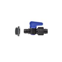 Registro inicial com chula 16mm para mangueira de gotejamento 40und implebras Registro inicial com chula 16mm para mangueira de gotejamento 40und implebras