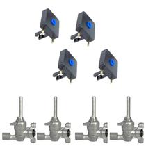 Registro + Interruptor Cooktop Fogão Fischer 4 Cada