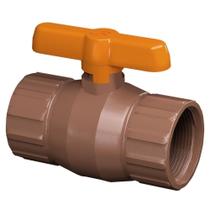 Registro Krona de Esfera Roscável PVC 1 Polegada Embalagem com 2 Unidades Registro Krona de Esfera Roscável PVC 1 Polegada Embalagem com 2 Unidades