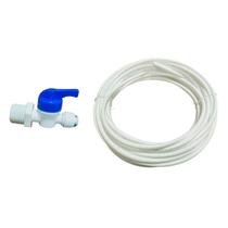 Registro p/ Filtro Purificador 1/4 Rosca 3/4 + 2M Mangueira Registro p/ Filtro Purificador 1/4 Rosca 3/4 + 2M Mangueira