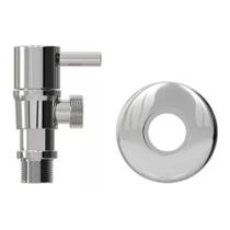 Registro Para Ducha Higienica 1/4 Volta Abs Cromado Censi Registro Para Ducha Higienica 1/4 Volta Abs Cromado Censi