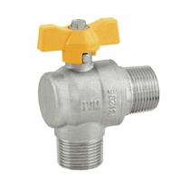 Registro Para Gás Esfera Ângular 90º 1'' M X M Ivm Italy