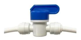 Registro Plástico Engate Rápido 1/4 6mm Mangueirinha Filtro Registro Plástico Engate Rápido 1/4 6mm Mangueirinha Filtro