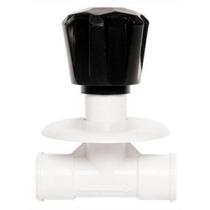 Registro Pressao Plastico Paulina Rosca 3/4'' Branco - Kit C/12 Pecas