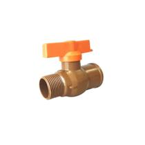 Registro PVC Esfera Rosca Interna e Externa 3/4" Marrom - Unifortte Registro PVC Esfera Rosca Interna e Externa 3/4" Marrom - Unifortte