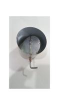 Registro/Saida chamine 110mm galvanizado com regulagem fogo