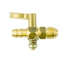 Registro torneira latão p gás glp cozinha 3/8 sae x 3/8 bm maguiera