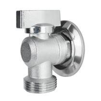 Registro Torneira Máquina de Lavar Tanque Jardim Parede Esfera Metal 1/4 de Volta Cód. 8910