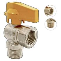 Registro Valvula Angular 1/2 MxF p/ Gas encanado fogao cooktop Registro Valvula Angular 1/2 MxF p/ Gas encanado fogao cooktop